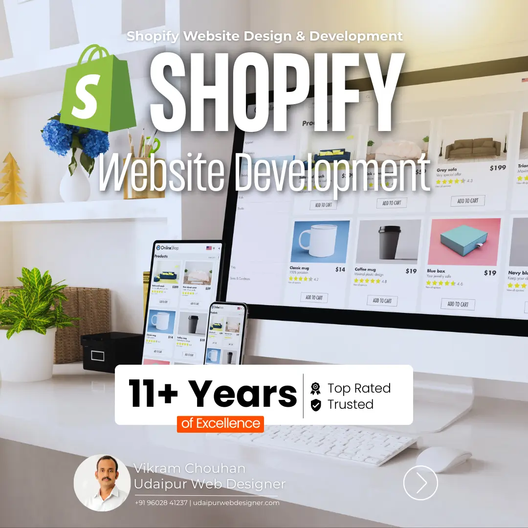 Shopify Website Experts in Udaipur for Scalable eCommerce Growth