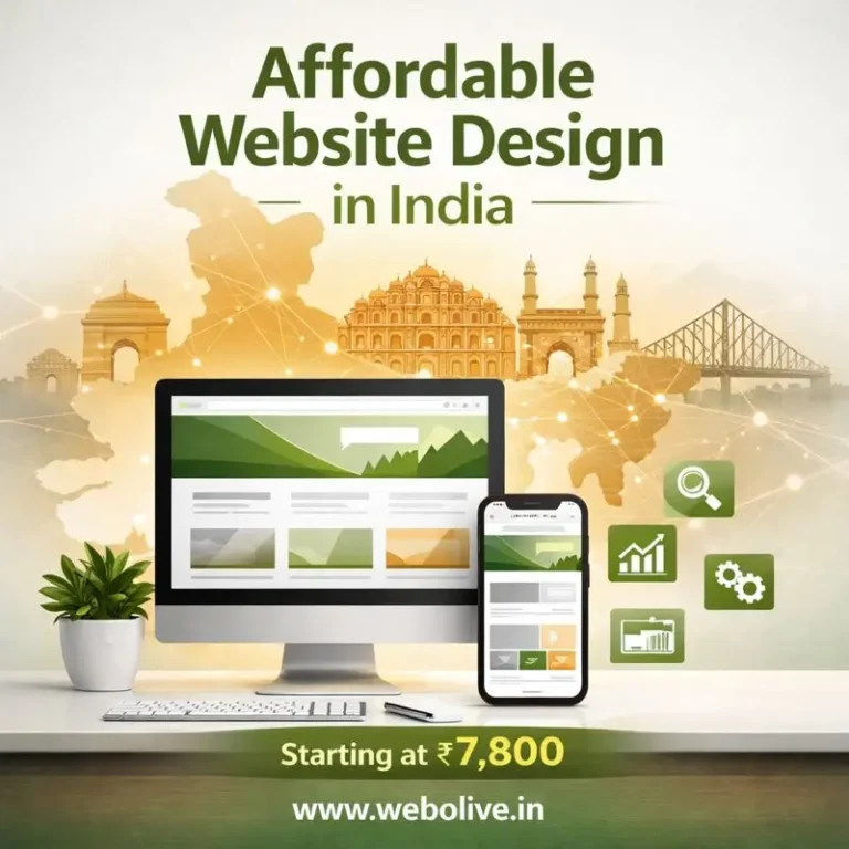 Affordable Website Design in India – Best Solution for Small Businesses by Webolive