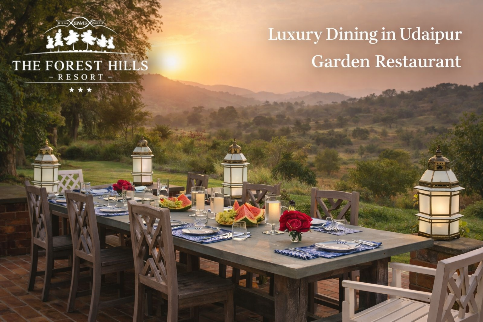 Luxury Dining in Udaipur Experience the Best Garden Restaurant