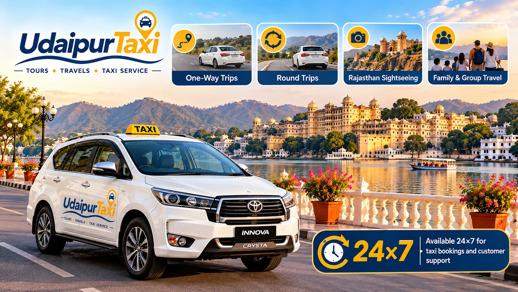 Best Cab Service in Udaipur for Local & Outstation Travel